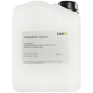 2,5 liter Glycerin VEG 99,7% Eur.Ph